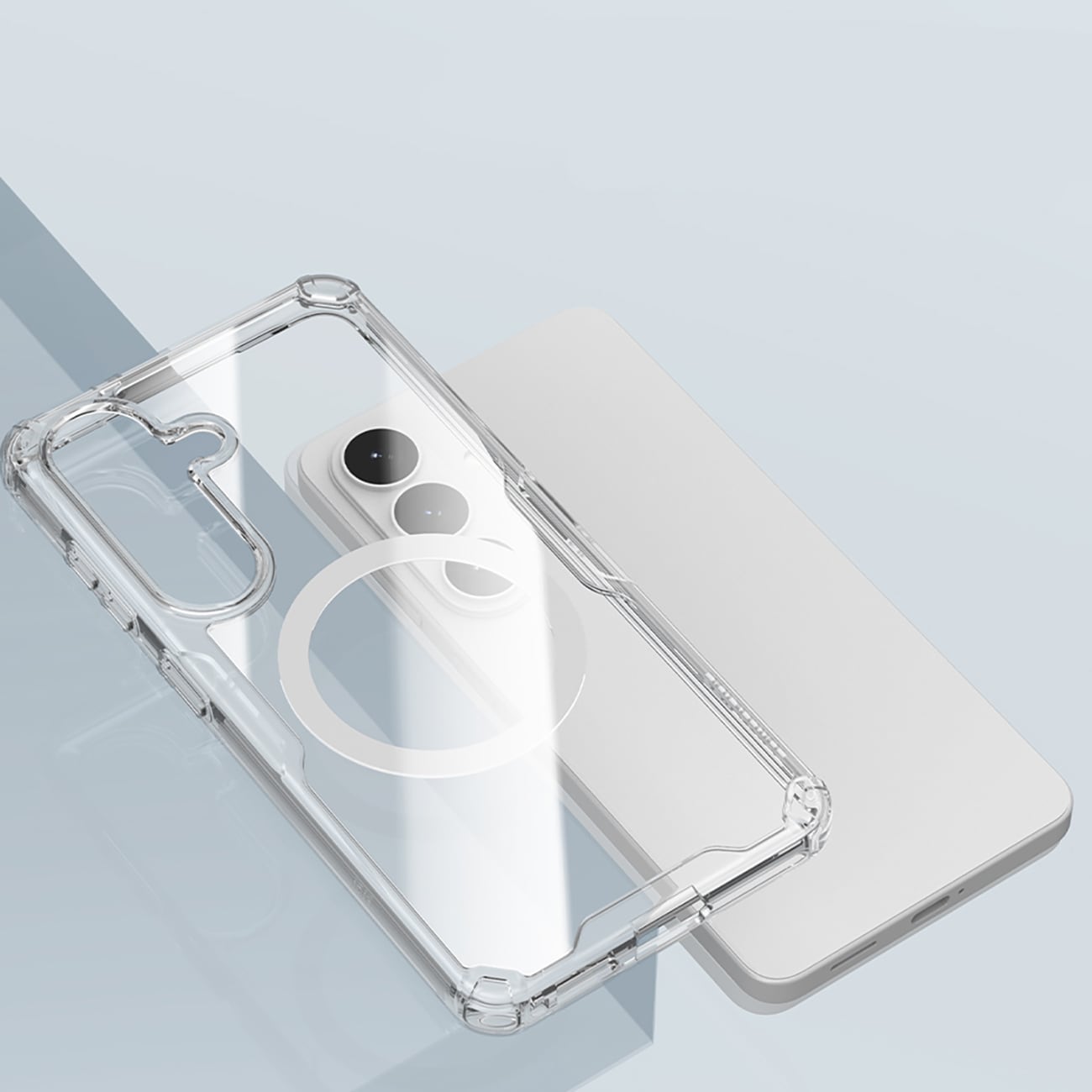 Nillkin Nature TPU Pro-fodral kompatibelt med MagSafe för Samsung Galaxy S26+ - Vit