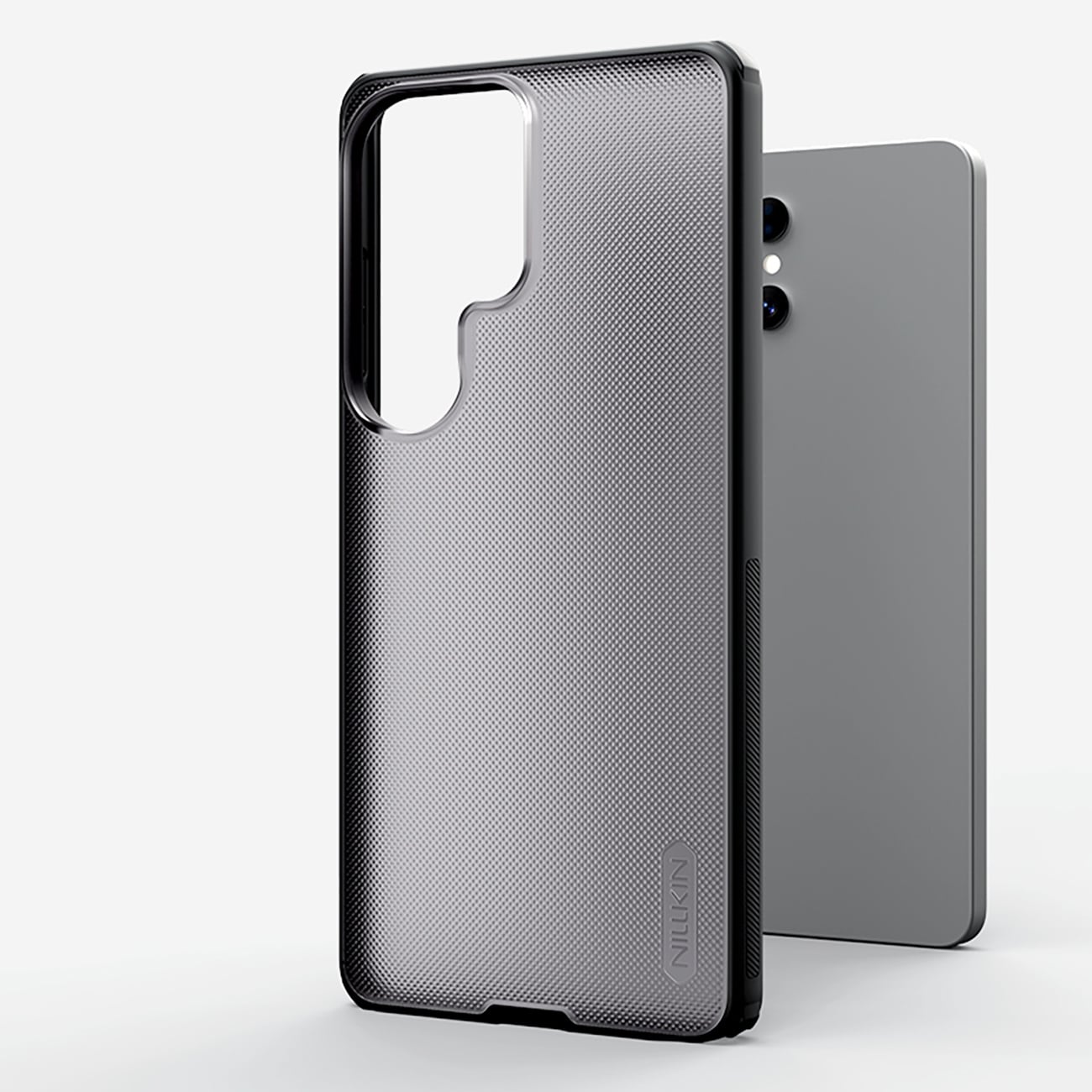 Nillkin Super Frosted Shield Pro-fodral för Samsung Galaxy S26 Ultra - Genomskinlig svart