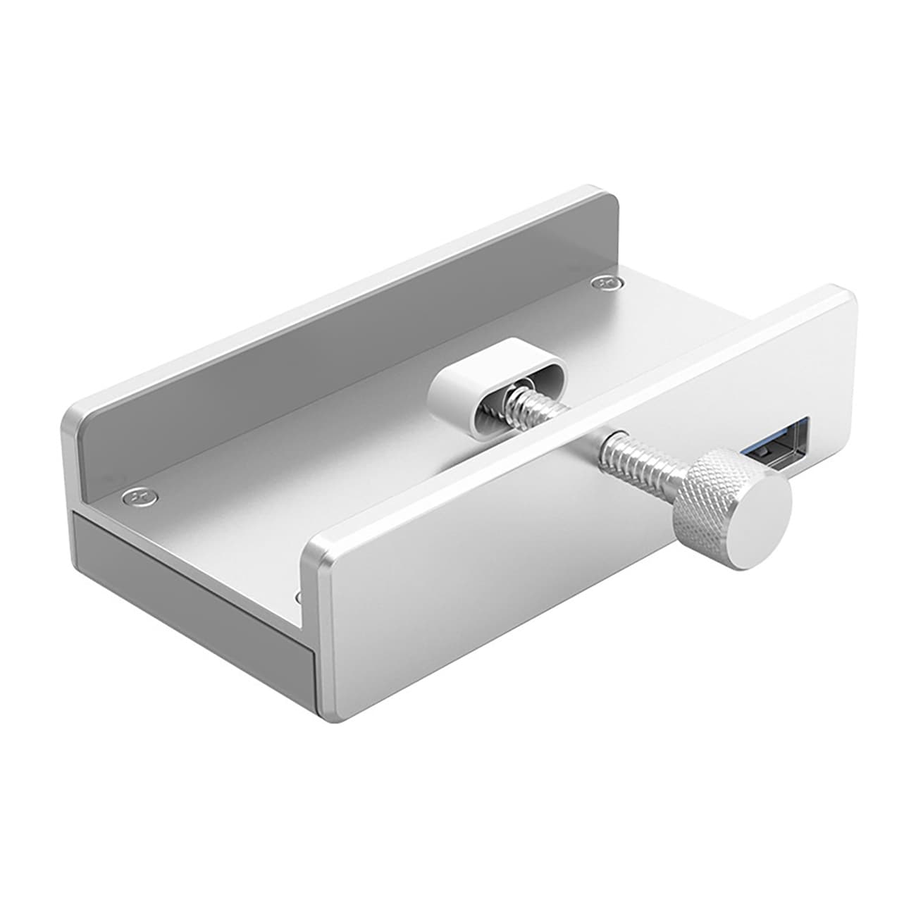 Orico MH4PU Hub klämmonterad 4x USB-A 3.0 - Silver