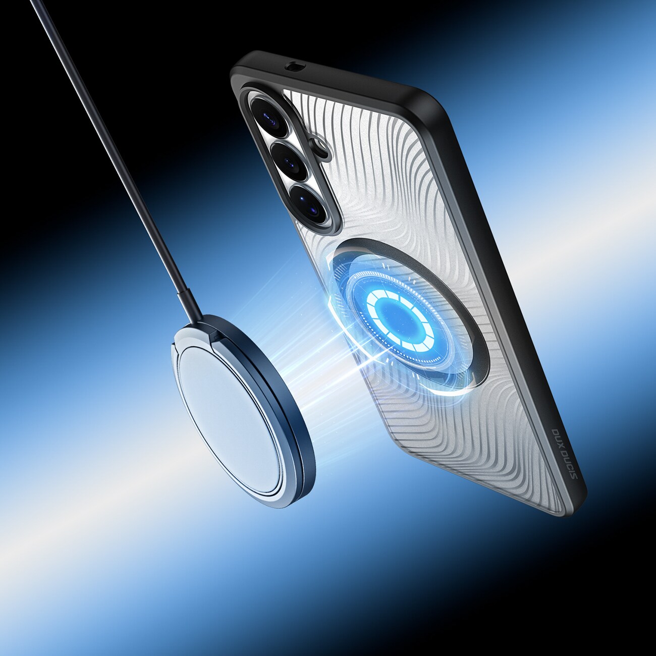 Dux Ducis Aimo Mag-fodral för Samsung S26 Plus Kompatibel med MagSafe - Svart