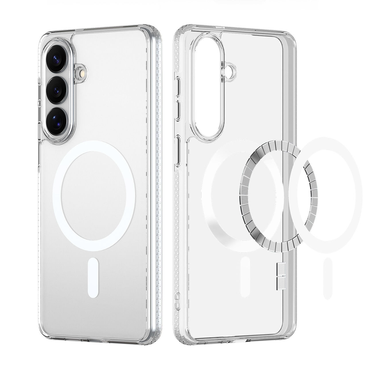 Dux Ducis Clin Mag Case Kompatibel med MagSafe för Samsung S26 - Transparent