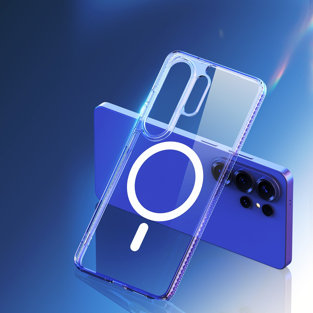 Dux Ducis Clin Mag Case Kompatibel med MagSafe för Samsung S26 Ultra - Transparent
