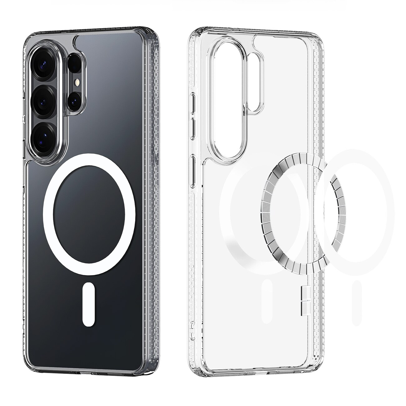 Dux Ducis Clin Mag Case Kompatibel med MagSafe för Samsung S26 Ultra - Transparent