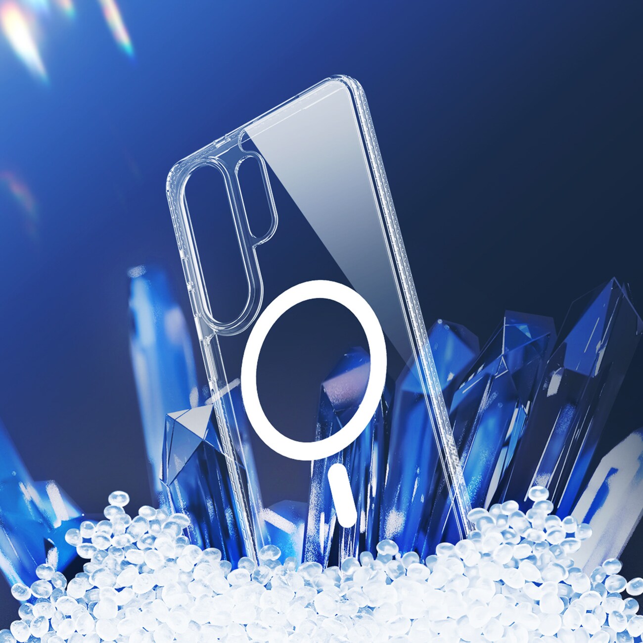 Dux Ducis Clin Mag Case Kompatibel med MagSafe för Samsung S26 Ultra - Transparent
