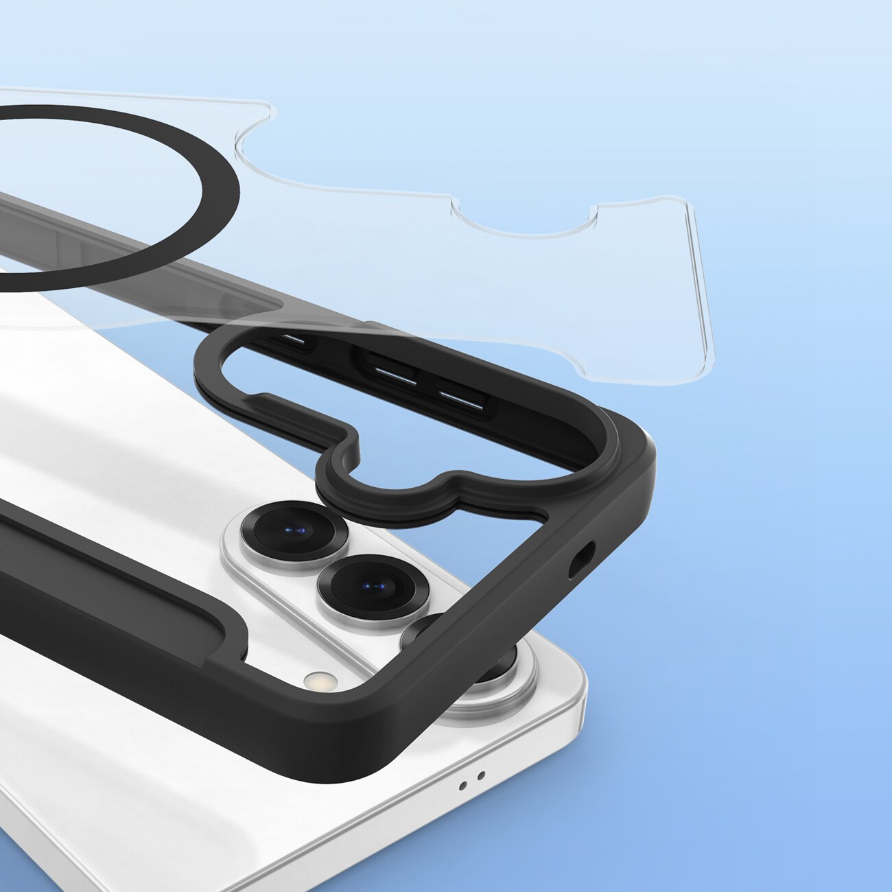 Dux Ducis Skin X Pro MagSafe-kompatibelt plånboksfodral för Samsung Galaxy S26+ - Svart