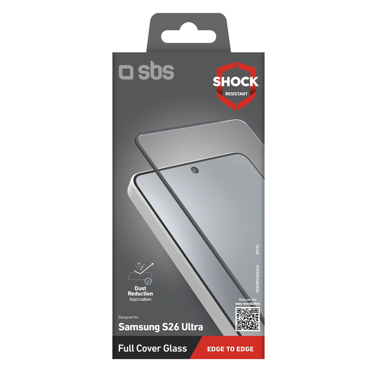 SBS helskydd härdat glas för Samsung Galaxy S26 Ultra