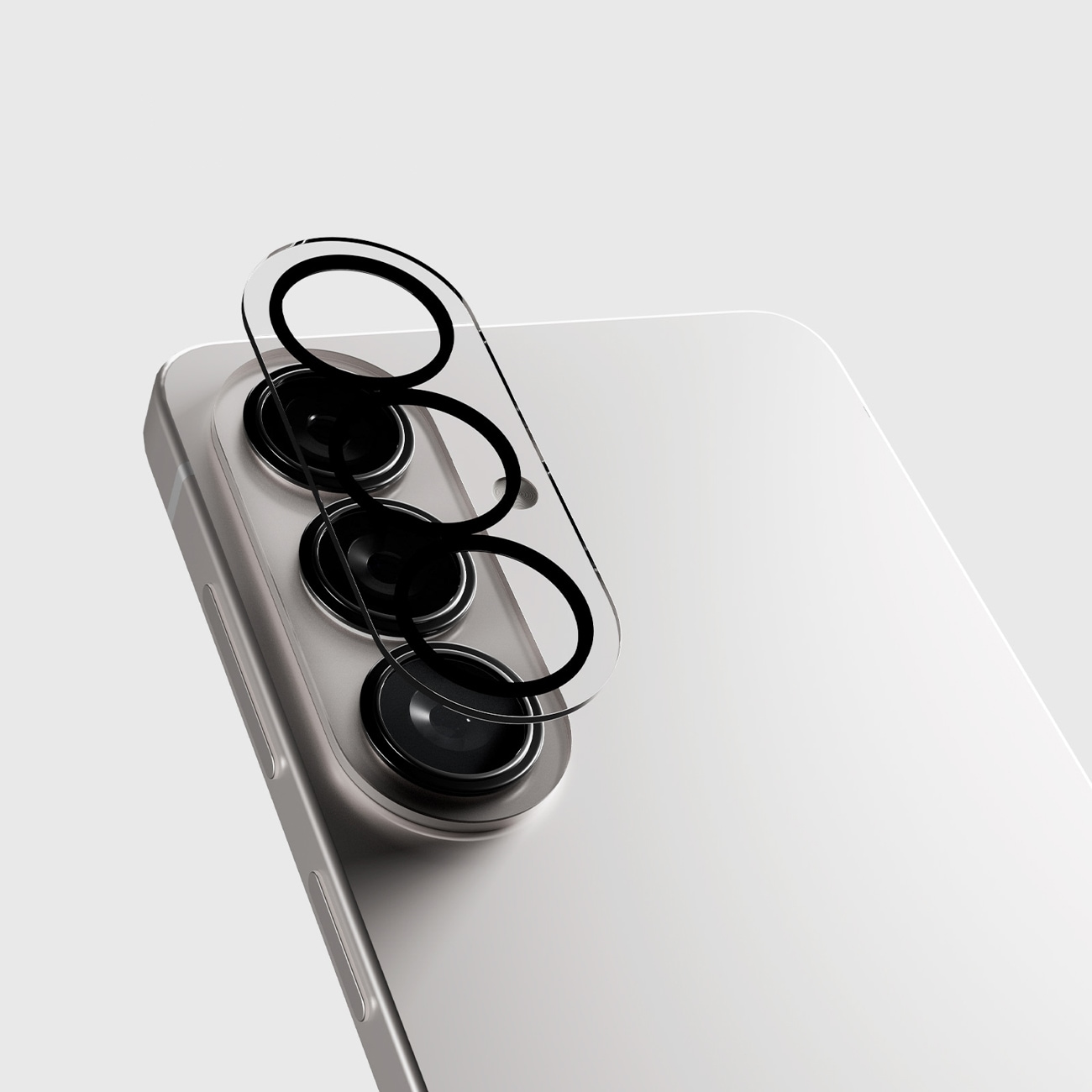 SBS skyddsglas för bakre kamera för Samsung Galaxy S26 - med svart ram