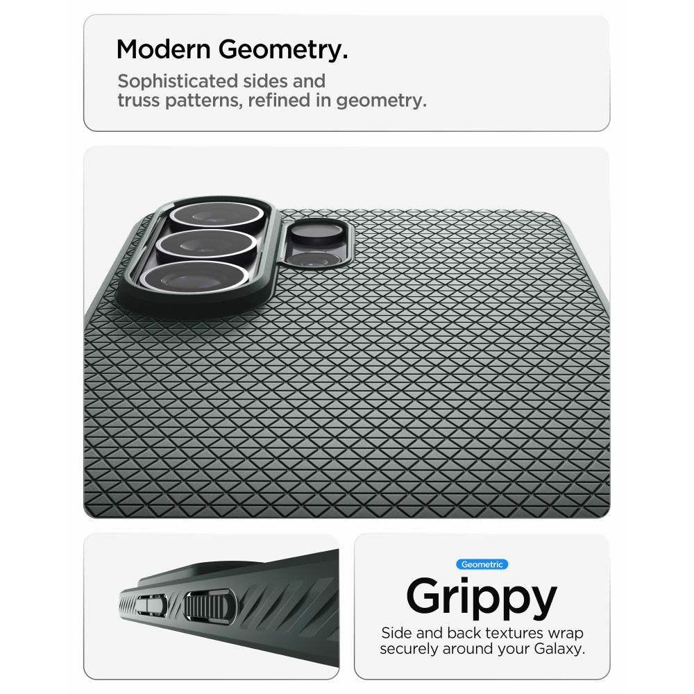 Spigen Liquid Air Mag MagSafe-etui til Samsung Galaxy S26 Ultra - Grøn