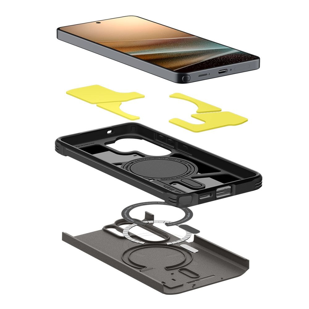 Spigen Tough Armor Mag MagSafe-etui til Samsung Galaxy S26 Ultra - grå