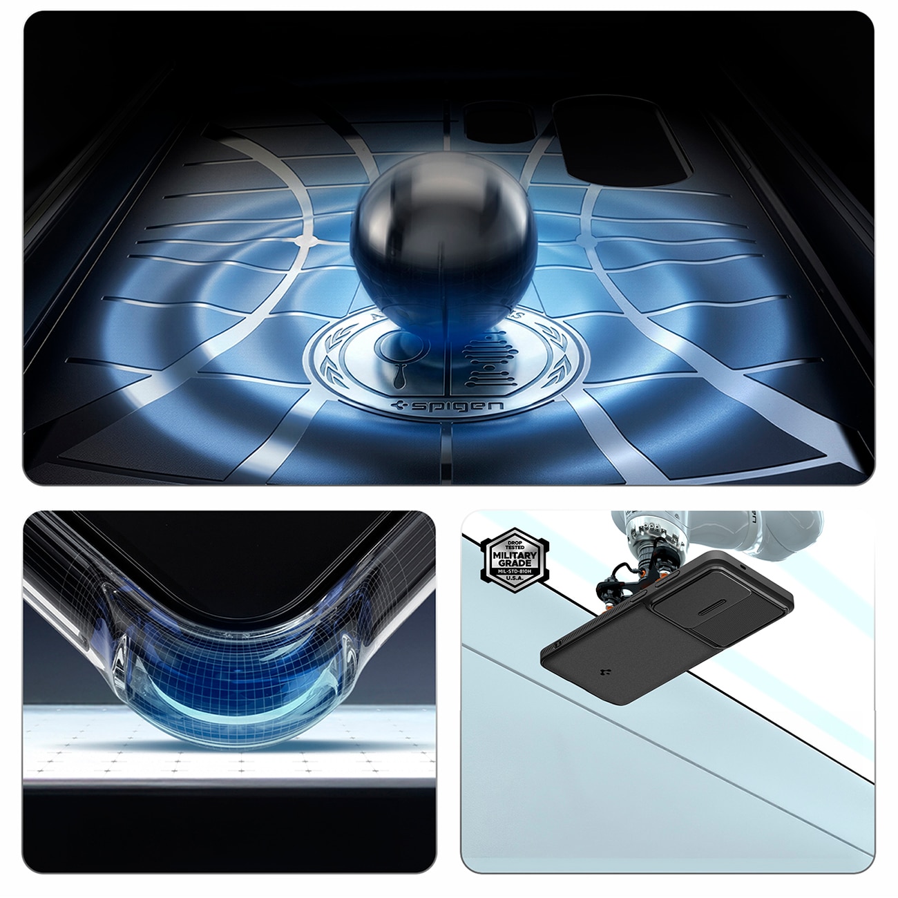 Spigen Optik Armor-etui til Samsung Galaxy S26 Ultra - Sort
