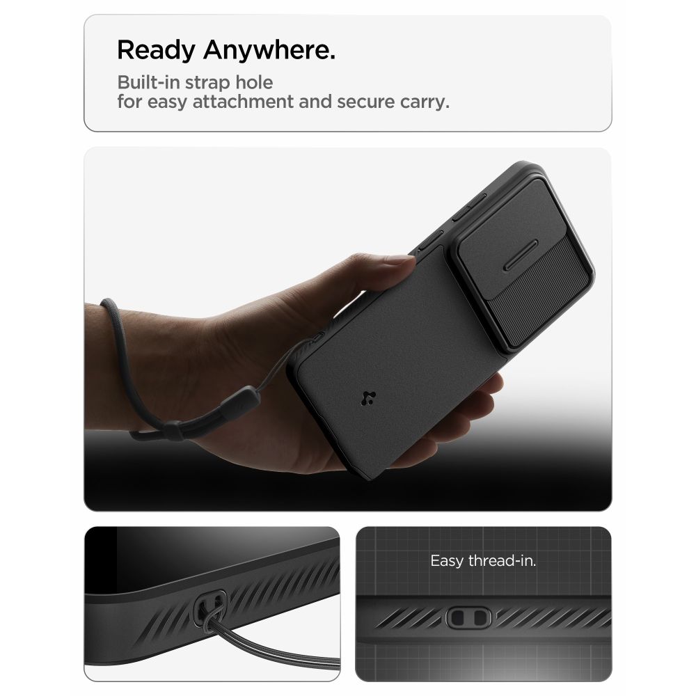 Spigen Optik Armor-etui til Samsung Galaxy S26 Ultra - Sort