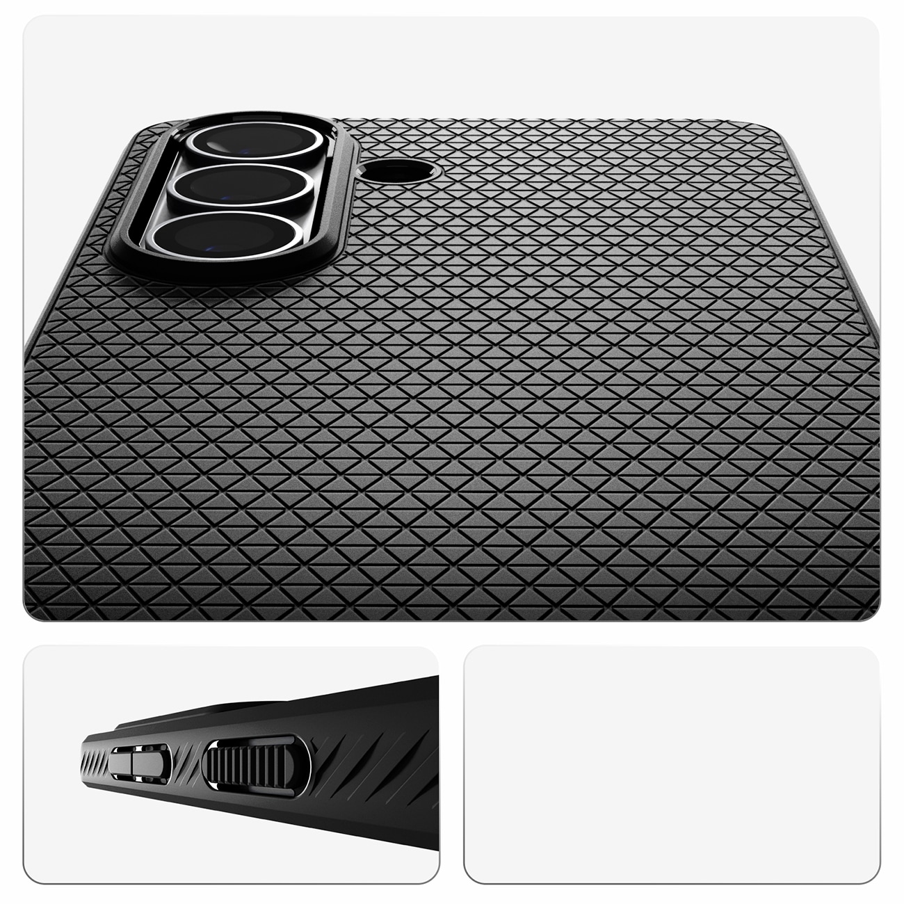 Spigen Liquid Air-etui til Samsung Galaxy S26+ - mat sort