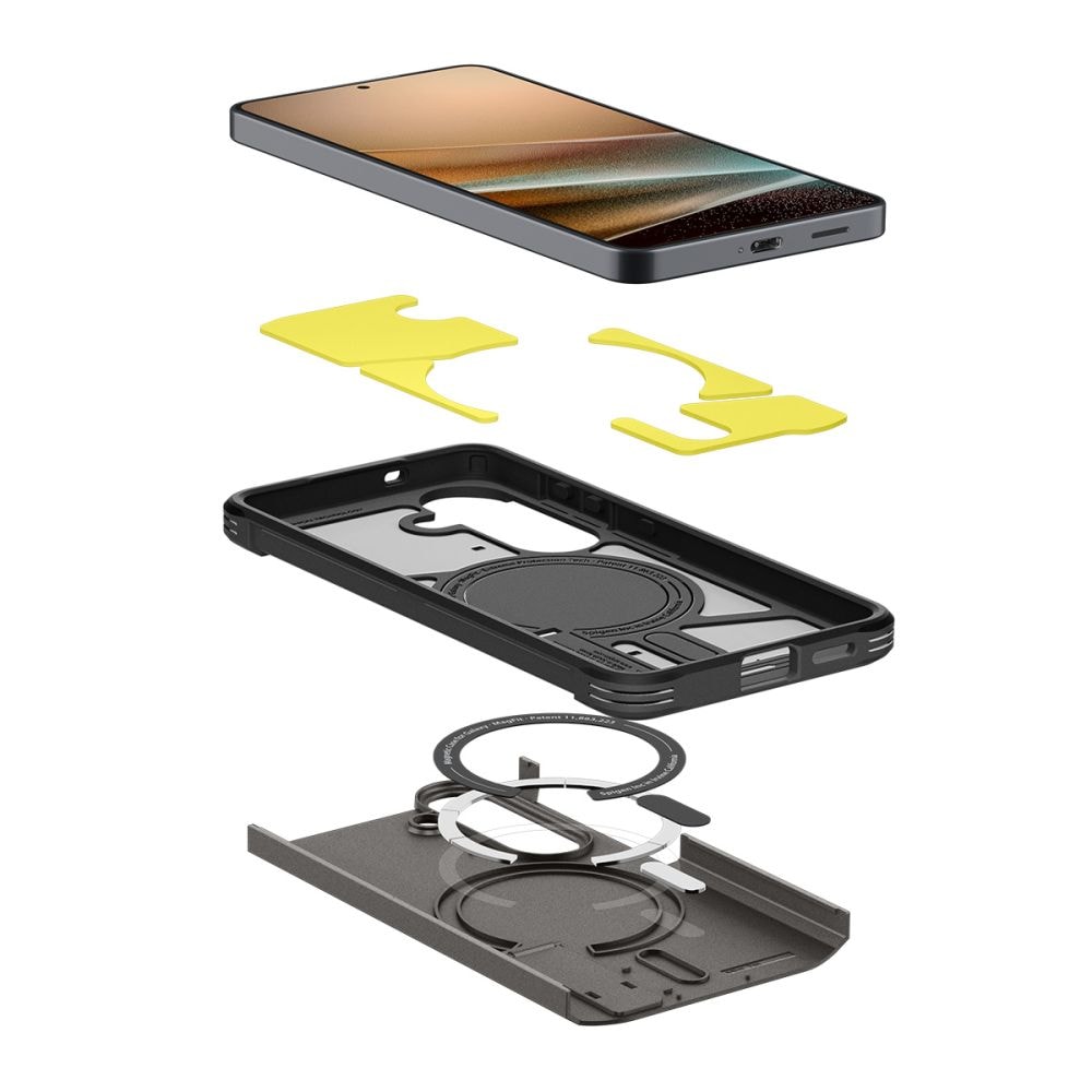 Spigen Tough Armor Mag MagSafe-fodral för Samsung Galaxy S26+ - Grå