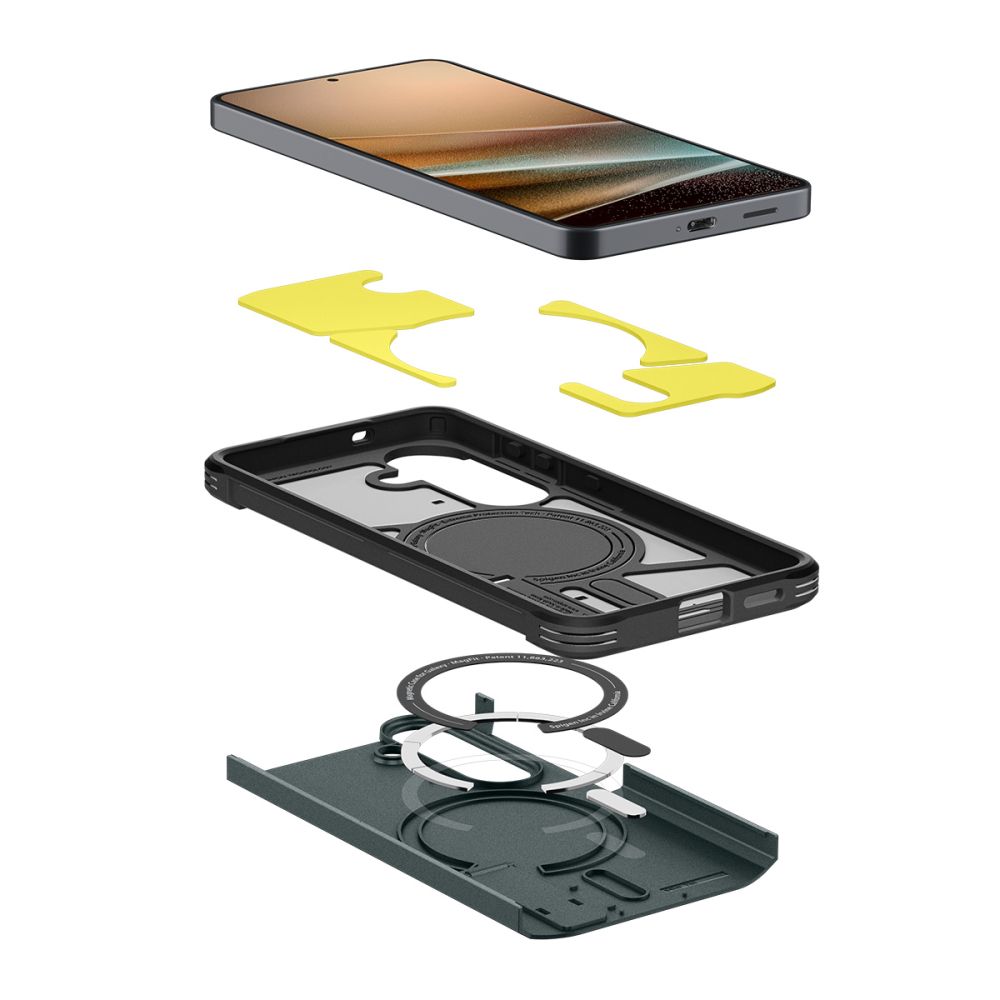 Spigen Tough Armor Mag MagSafe-fodral för Samsung Galaxy S26+ - Grön