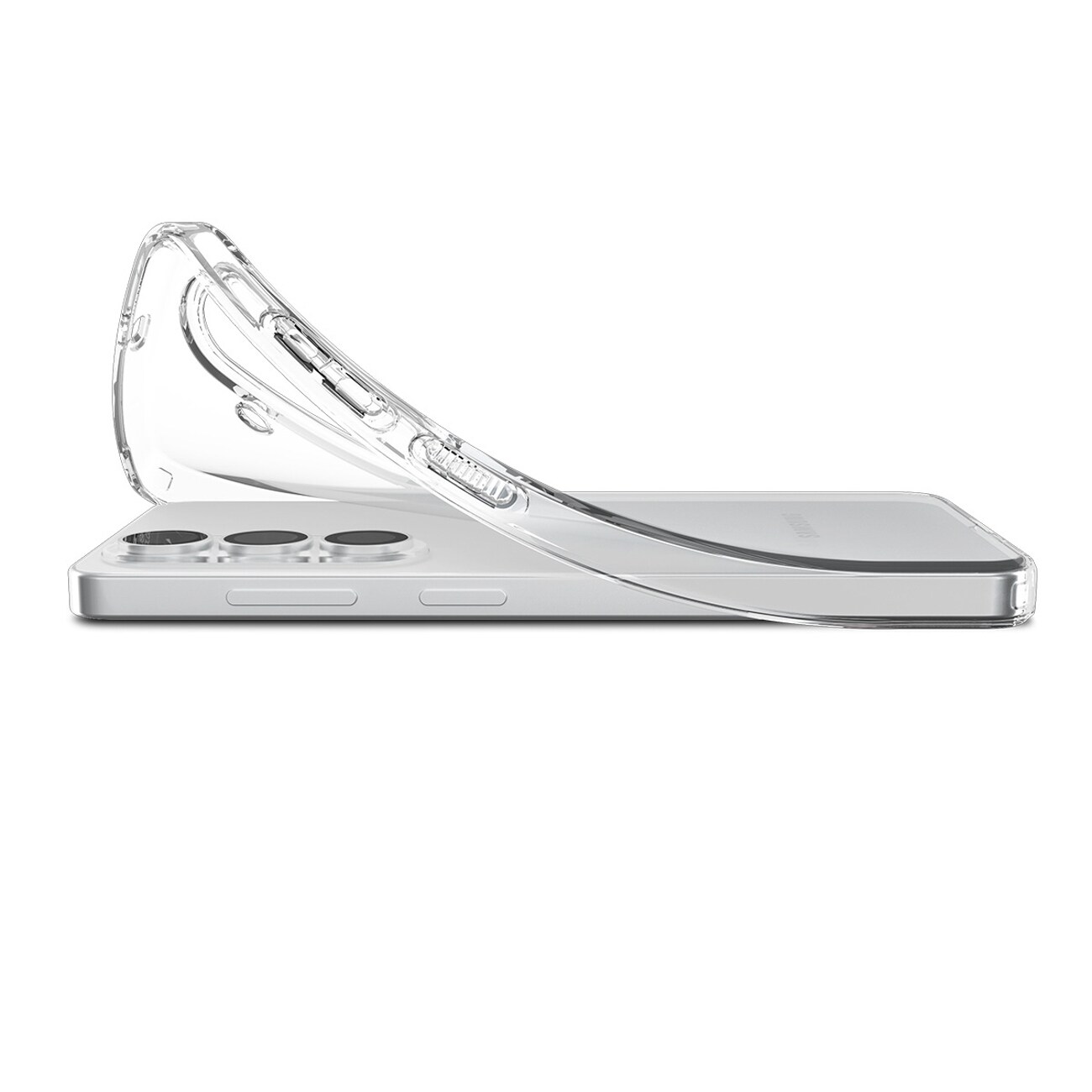 Spigen Etui med flydende krystaller til Samsung Galaxy S26 - Transparent