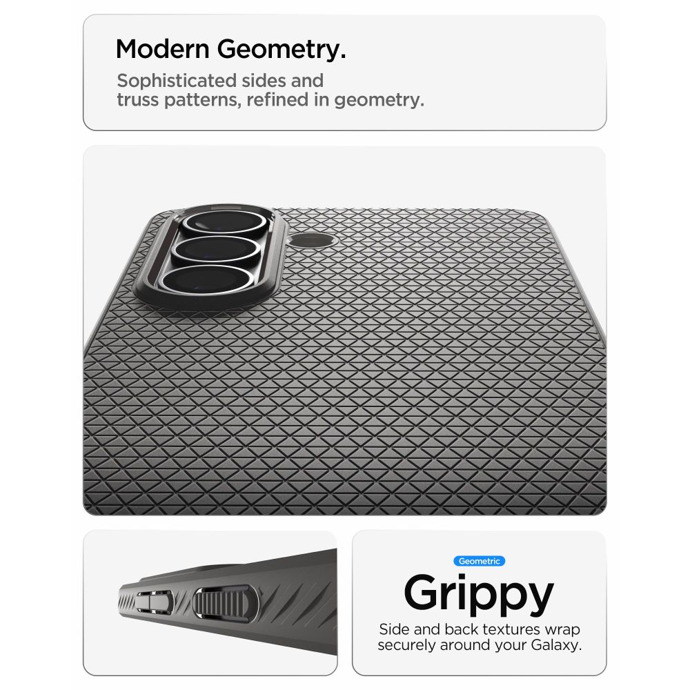 Spigen Liquid Air Mag MagSafe-etui til Samsung Galaxy S26 - grå