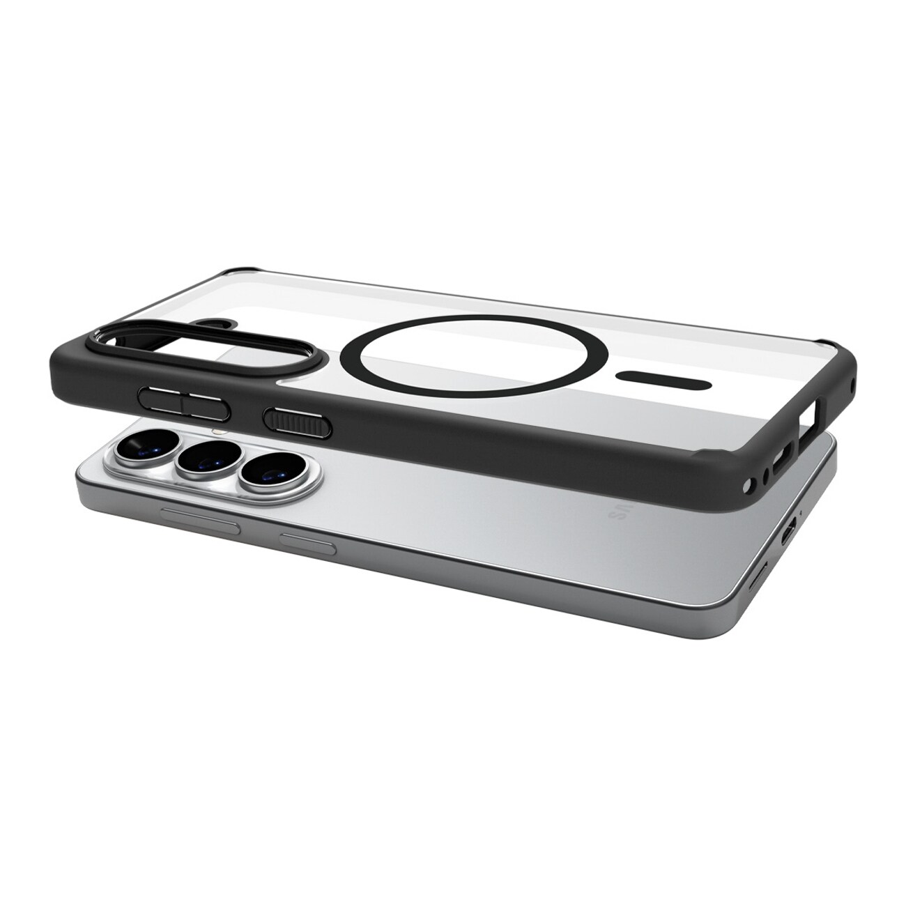 Spigen Ultra Hybrid Mag MagSafe-fodral för Samsung Galaxy S26 - Klart Svart