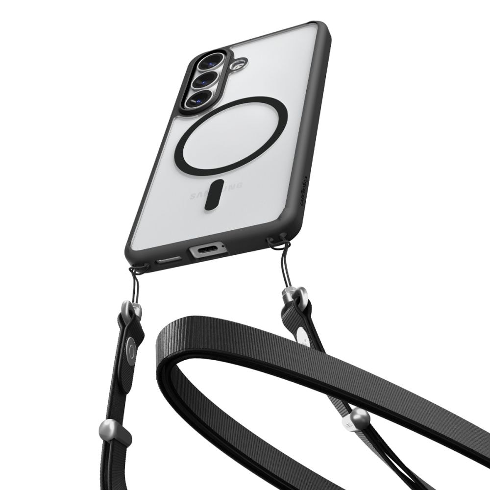 Spigen Ultra Hybrid Mag MagSafe-fodral för Samsung Galaxy S26 - Klart Svart