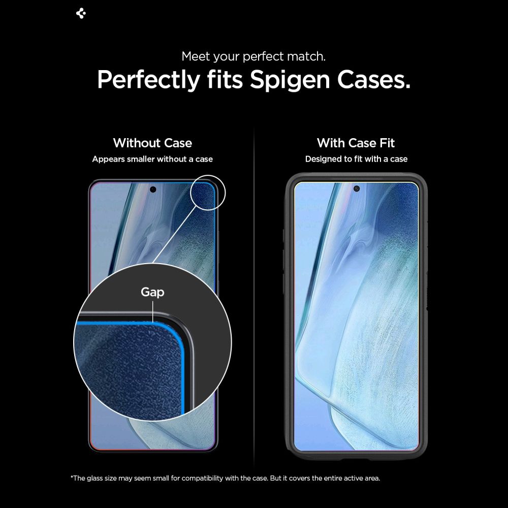 Spigen Glas.Tr Ez Fit Pro Anti Reflection Härdat glas 2-pack för Samsung Galaxy S26 Ultra