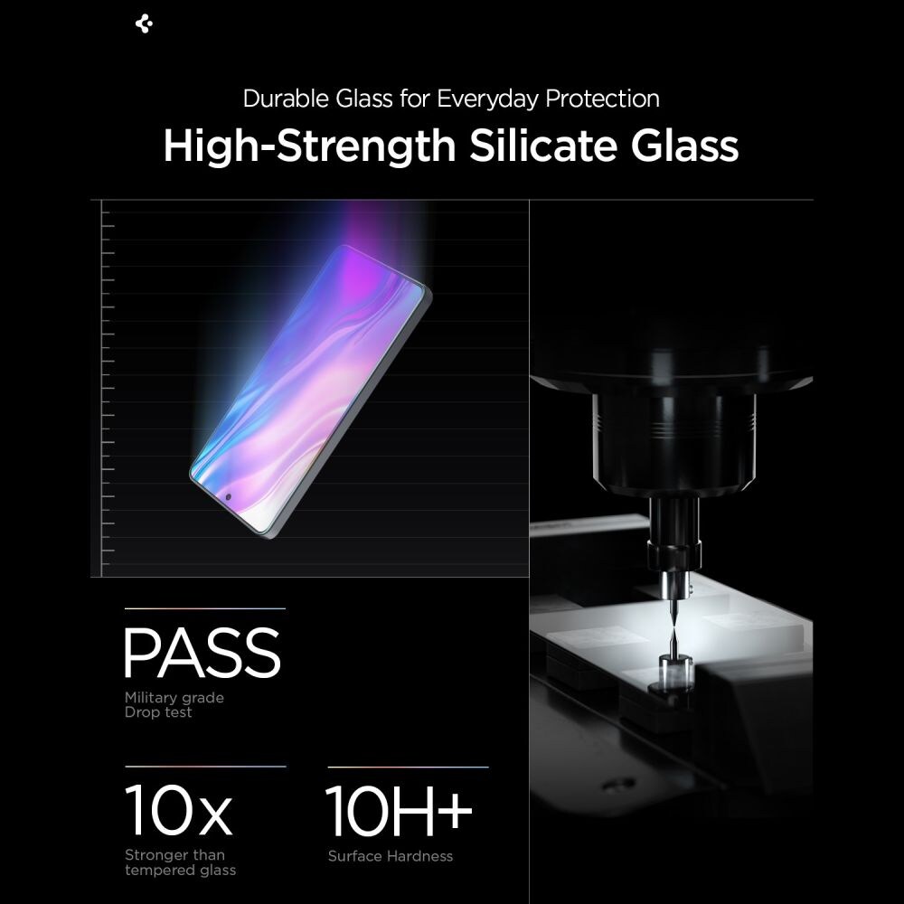 Spigen Glas.Tr Ez Fit Pro Anti Reflection Härdat glas 2-pack för Samsung Galaxy S26 Ultra