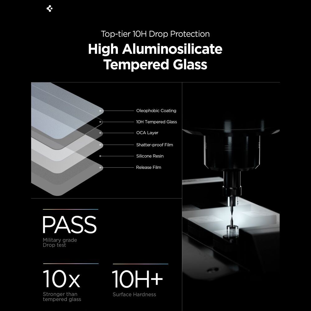 Spigen Glas.Tr Ez Fit Pro HD härdat glas för Samsung Galaxy S26 Ultra