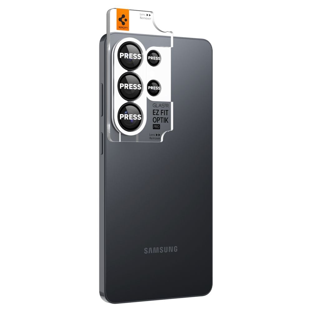 Spigen Glas.Tr Ez Fit Optik Pro HD Kameraskydd 2-pack för Samsung Galaxy S26 Ultra - Svart