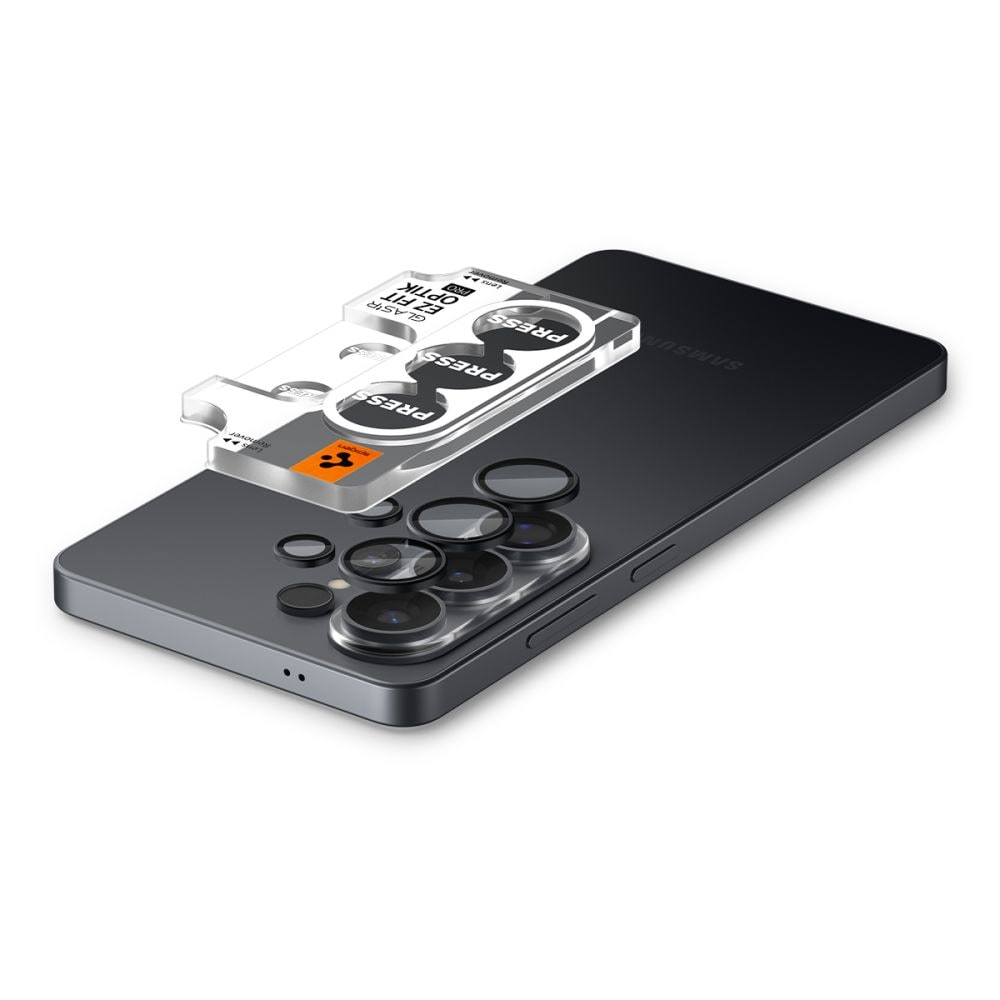 Spigen Glas.Tr Ez Fit Optik Pro HD Kameraskydd 2-pack för Samsung Galaxy S26 Ultra - Svart