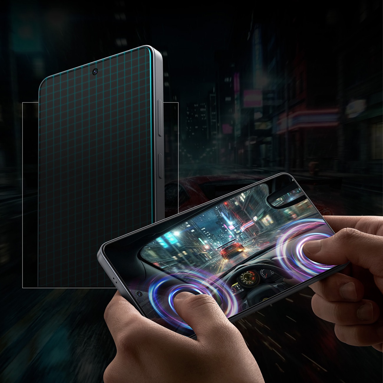 Spigen Glas.Tr Ez Fit Pro HD härdat glas 2-pack för Samsung Galaxy S26+