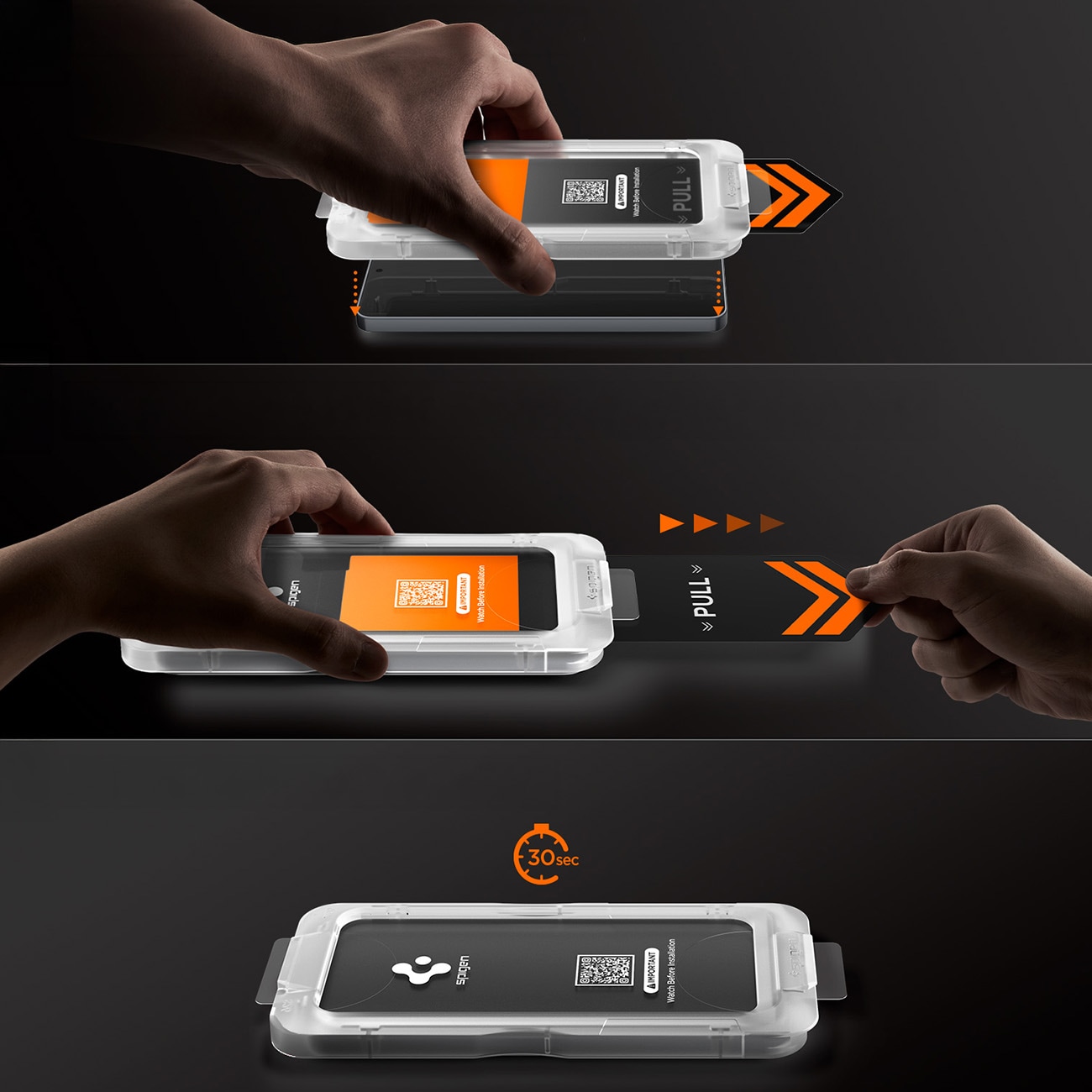 Spigen Glas.Tr Ez Fit Pro HD härdat glas 2-pack för Samsung Galaxy S26+