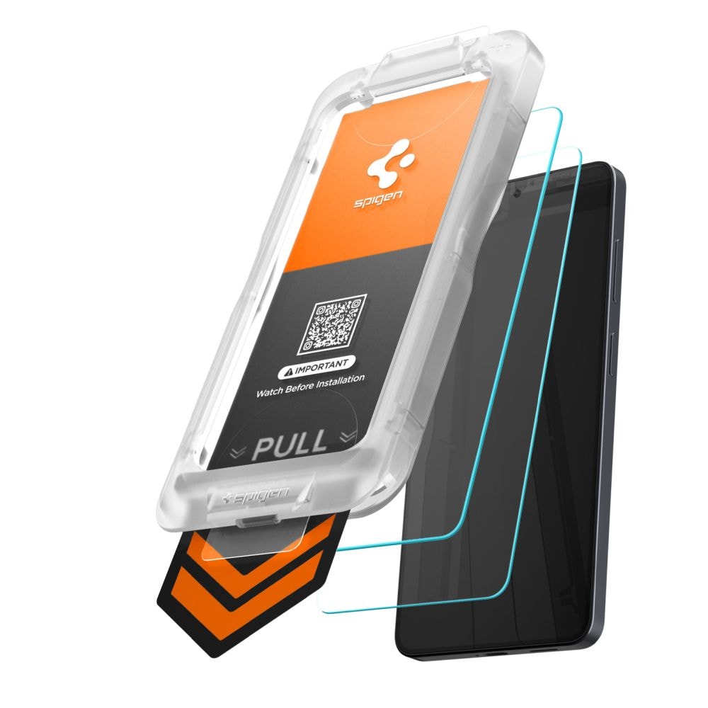 Spigen Glas.Tr Ez Fit Pro HD härdat glas 2-pack för Samsung Galaxy S26+