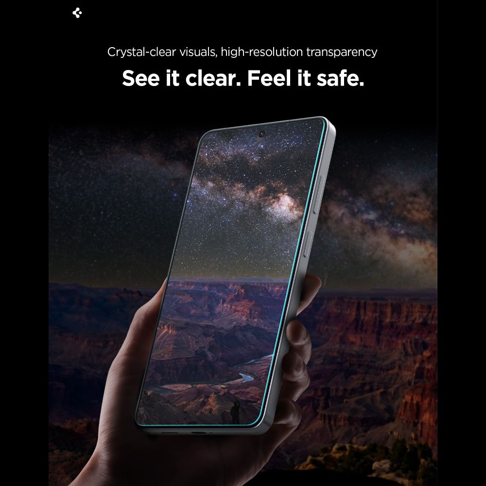 Spigen Glas.Tr Ez Fit Pro HD härdat glas för Samsung Galaxy S26+