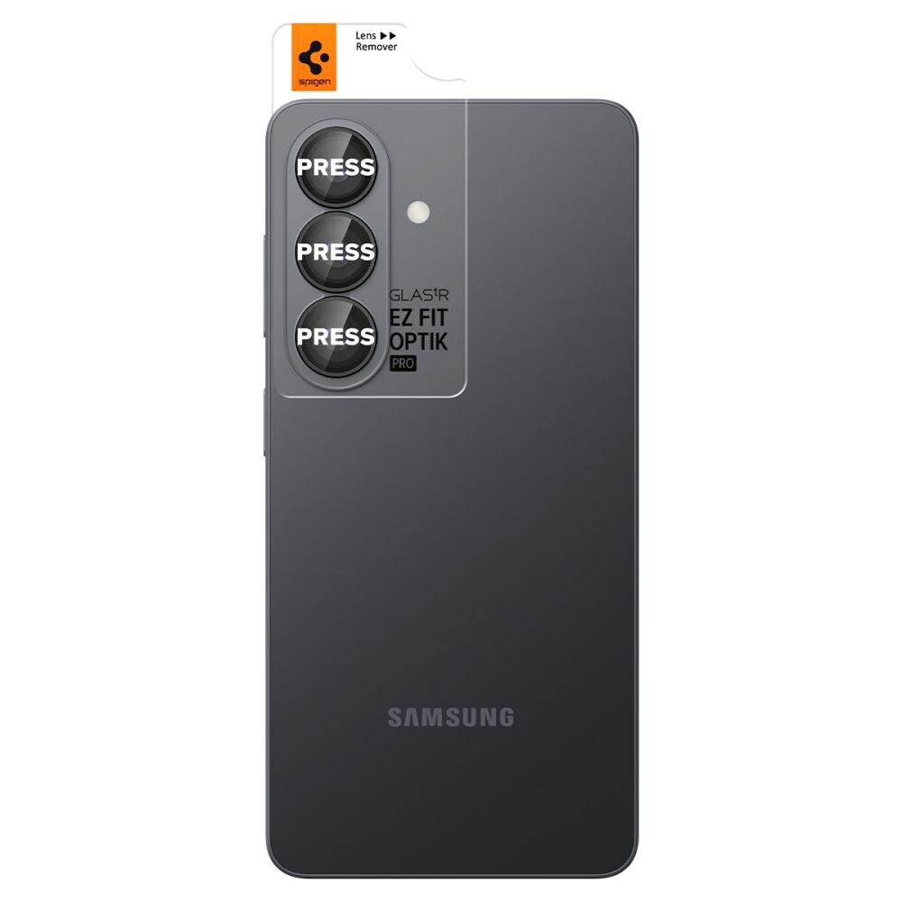 Spigen Glas.Tr Ez Fit Optik Pro HD Kameraskydd 2-pack för Samsung Galaxy S26+ - Svart