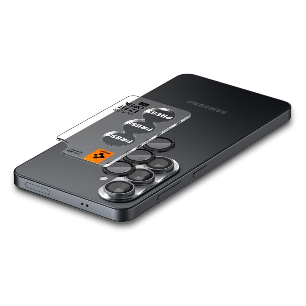 Spigen Glas.Tr Ez Fit Optik Pro HD Kameraskydd 2-pack för Samsung Galaxy S26+ - Svart