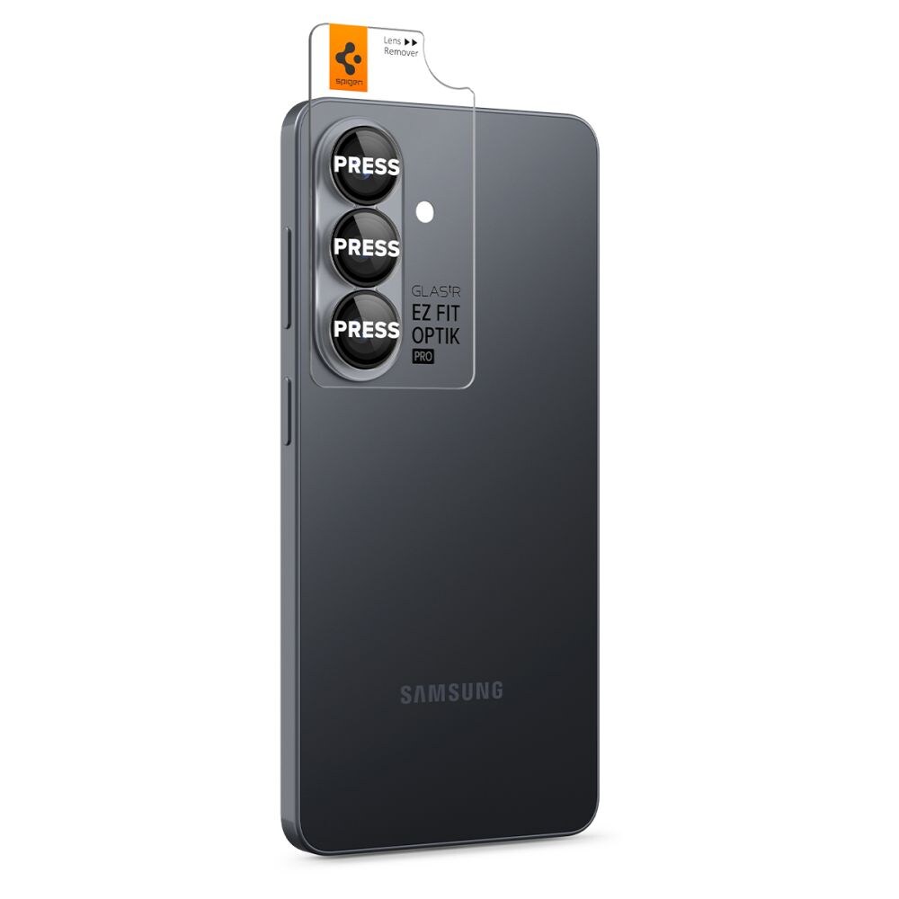 Spigen Glas.Tr Ez Fit Optik Pro HD Kameraskydd 2-pack för Samsung Galaxy S26+ - Svart