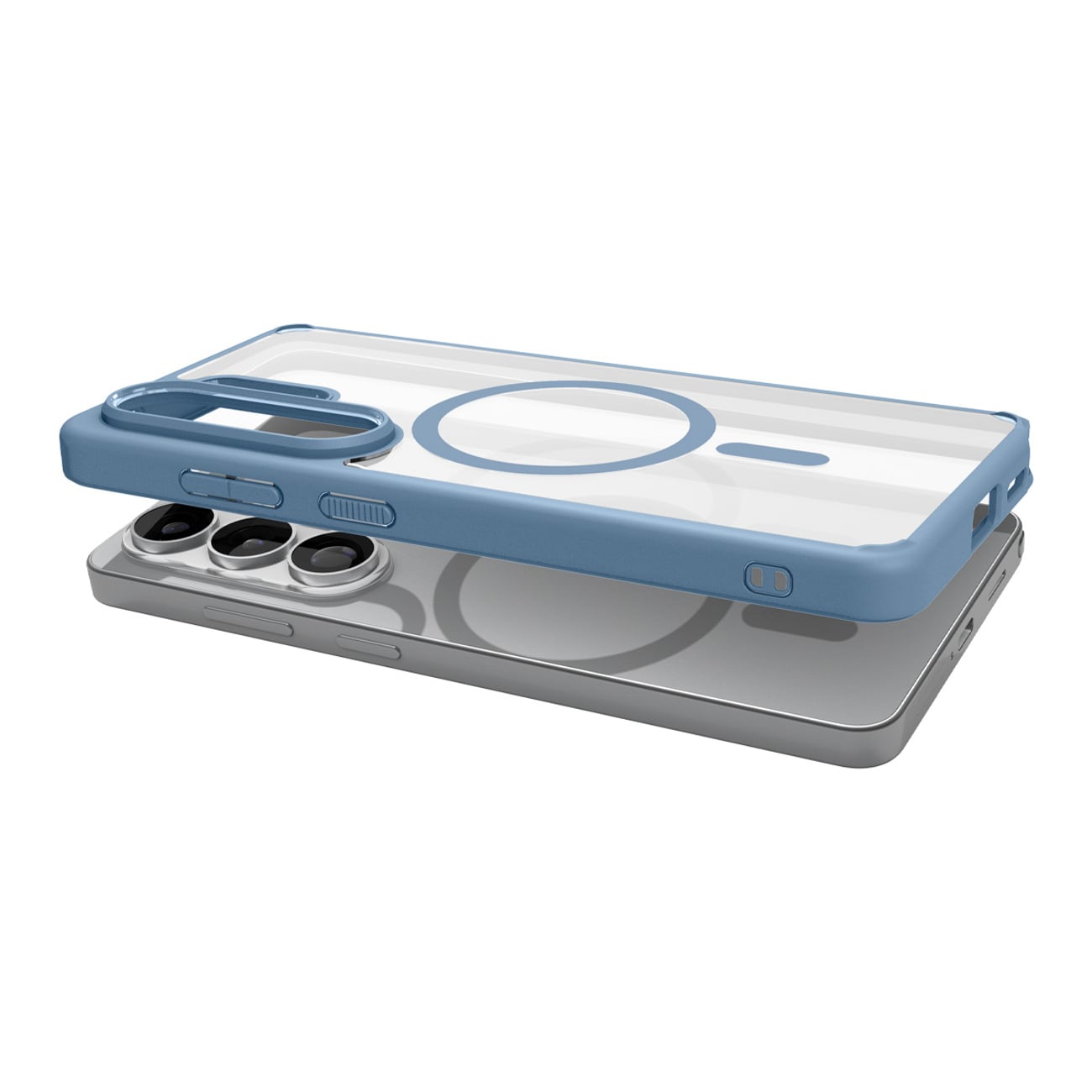 Spigen Ultra Hybrid Mag MagSafe-etui til Samsung Galaxy S26 Ultra - Klar blå