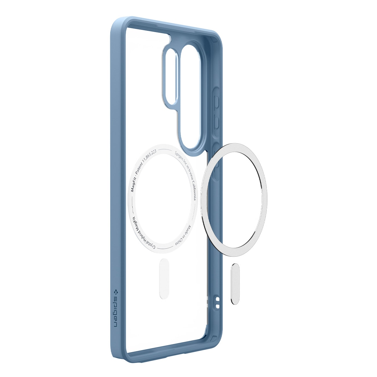 Spigen Ultra Hybrid Mag MagSafe-etui til Samsung Galaxy S26 Ultra - Klar blå