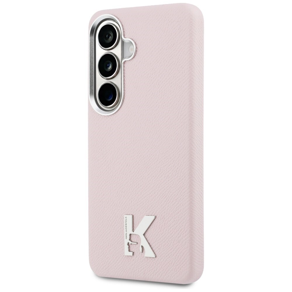 Karl Lagerfeld K Metal Logo MagSafe-fodral för Samsung Galaxy S26 - Rosa