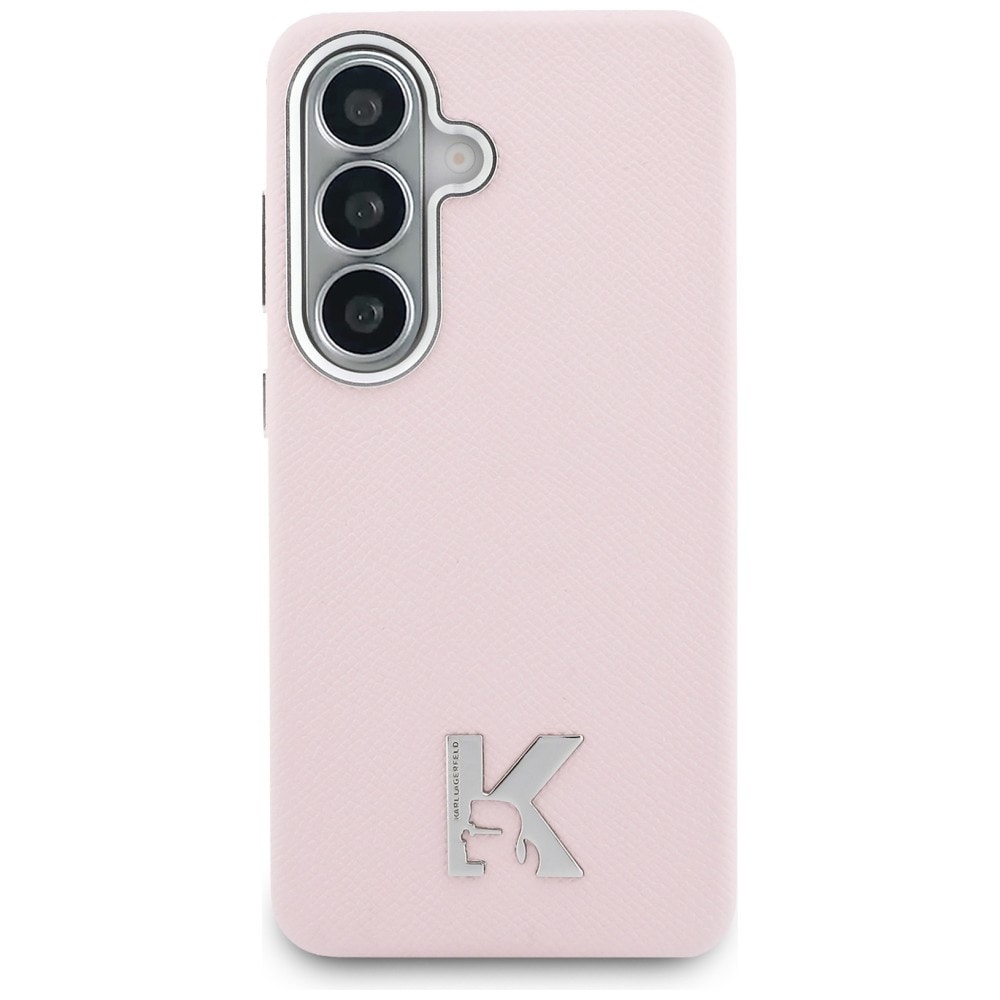 Karl Lagerfeld K Metal Logo MagSafe-fodral för Samsung Galaxy S26 - Rosa