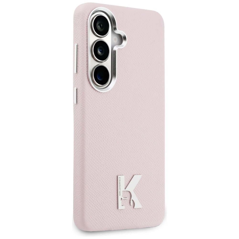 Karl Lagerfeld K Metal Logo MagSafe-fodral för Samsung Galaxy S26 - Rosa
