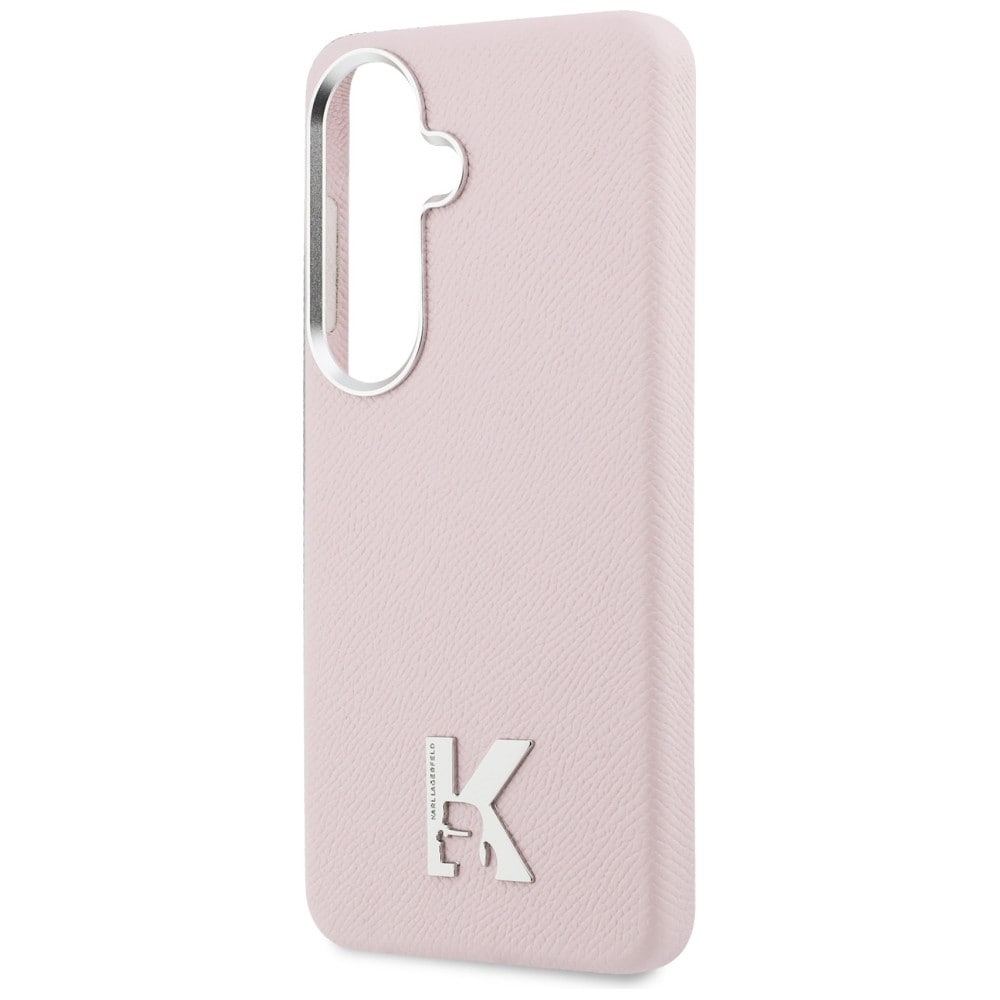 Karl Lagerfeld K Metal Logo MagSafe-fodral för Samsung Galaxy S26 - Rosa