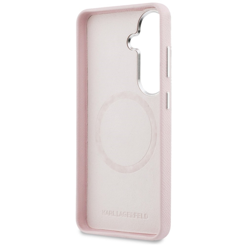 Karl Lagerfeld K Metal Logo MagSafe-fodral för Samsung Galaxy S26 - Rosa