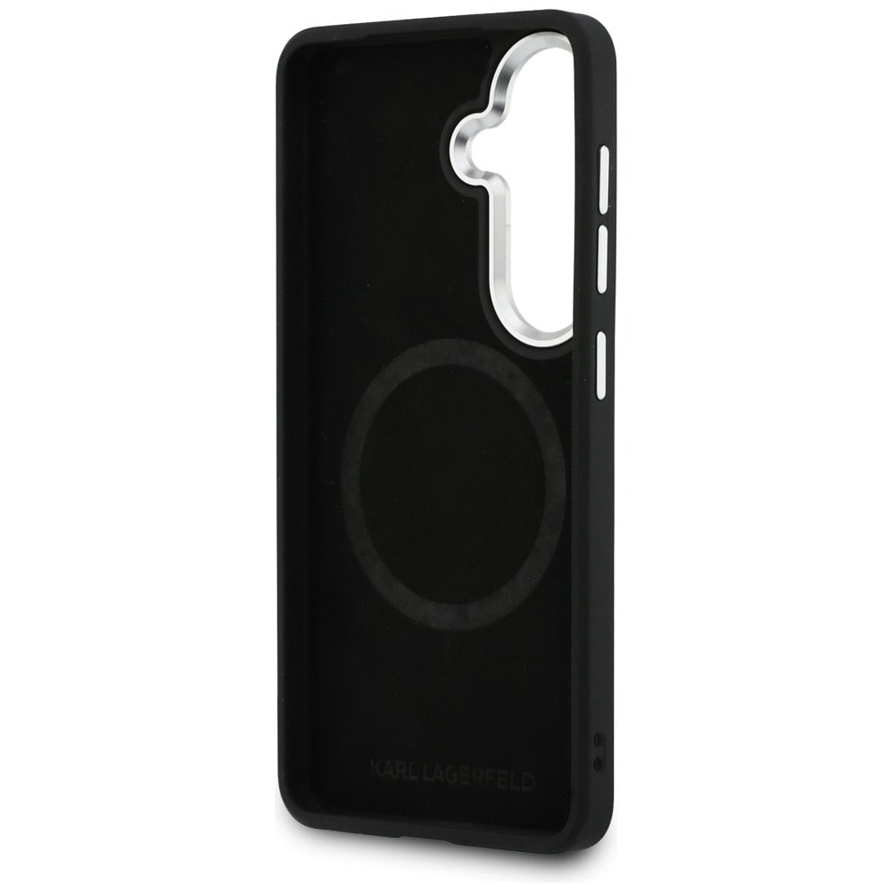 Karl Lagerfeld Perforerat KL MagSafe-fodral för Samsung Galaxy S26 - Brun