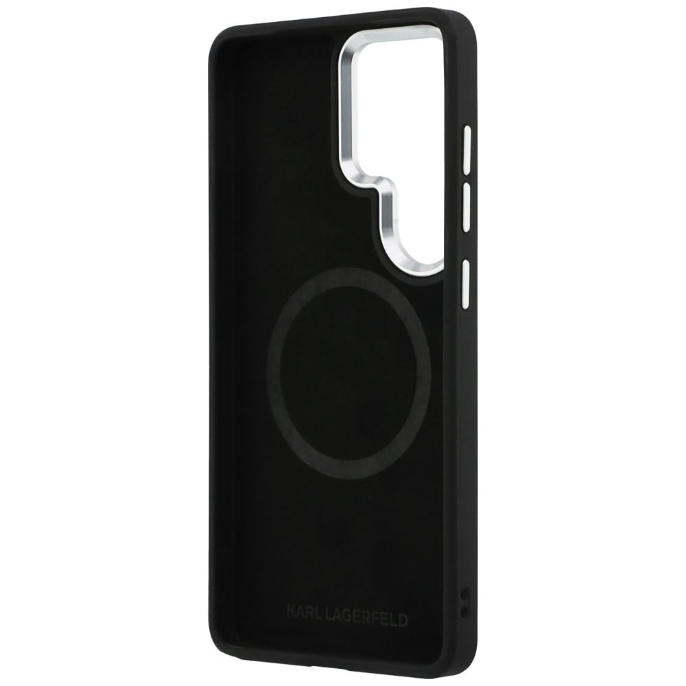 Karl Lagerfeld Perforeret KL MagSafe-etui til Samsung Galaxy S26 Ultra - Brun
