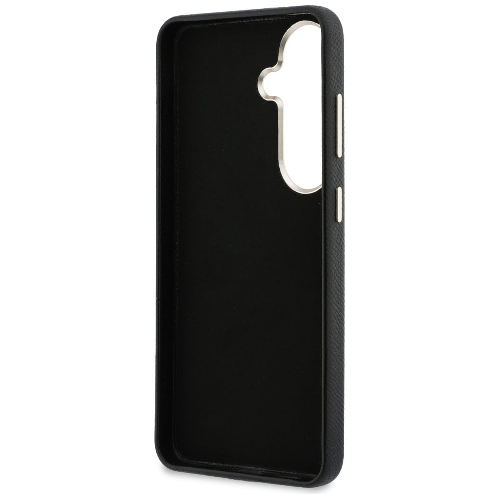 Guess Grained Big 4G Metal Logo etui til Samsung Galaxy S26+ - sort