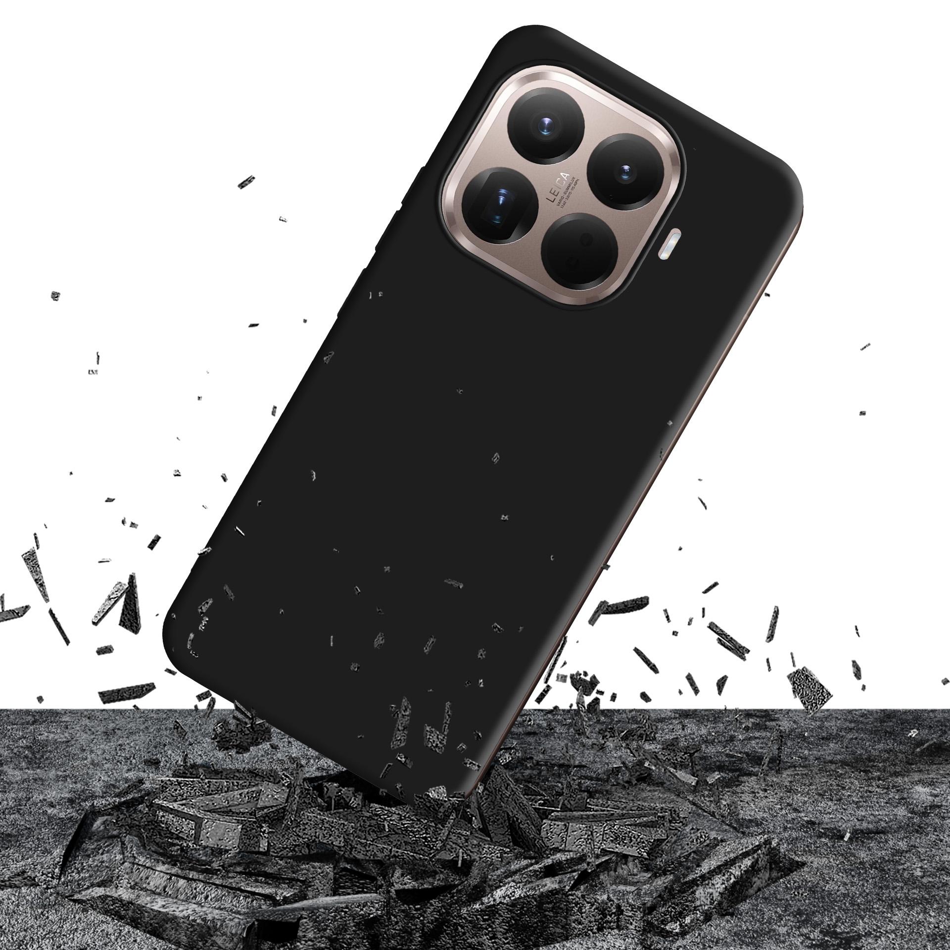 3mk Matt Case Pro til Xiaomi 15T Pro 5G - Sort