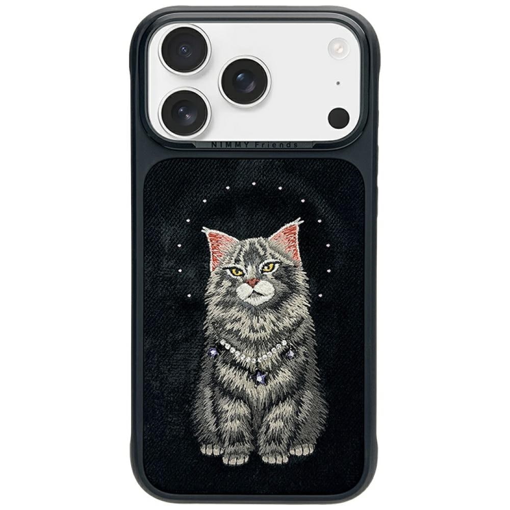 Nimmy Lucky Fashion Cat MagSafe-fodral för iPhone 17 Pro - svart
