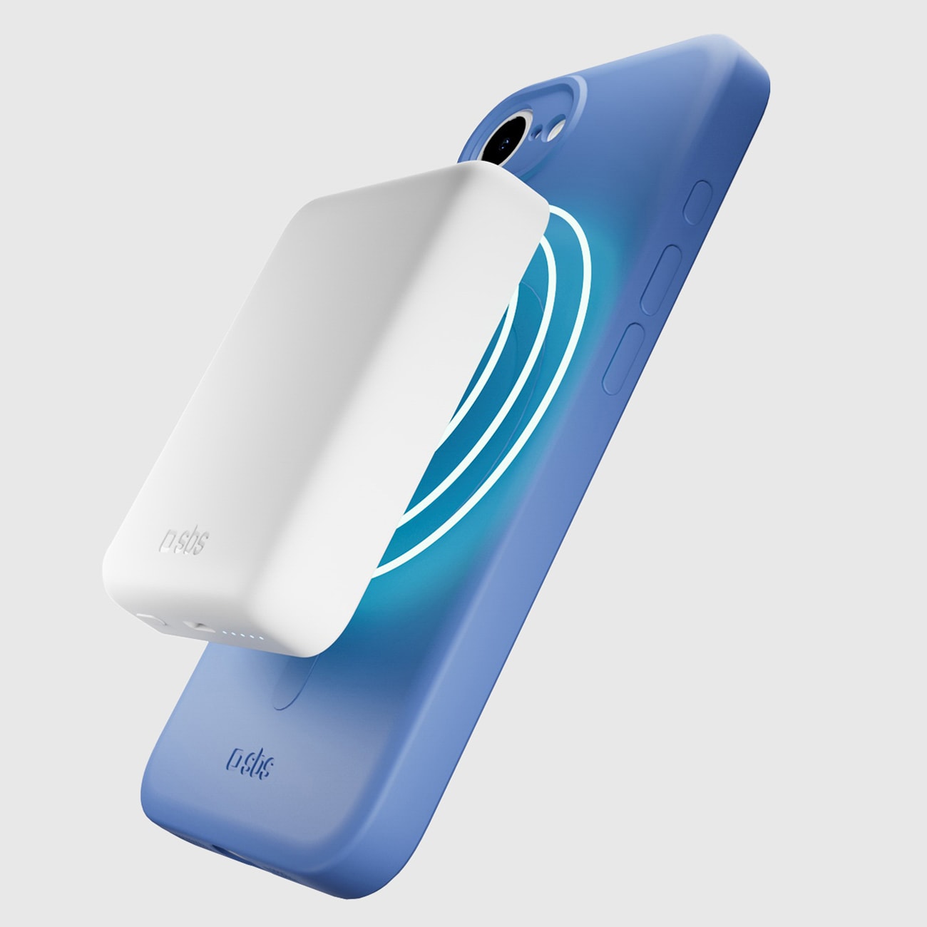SBS Instinct Mag Case til iPhone 16e / 17e Kompatibel med MagSafe - Blå