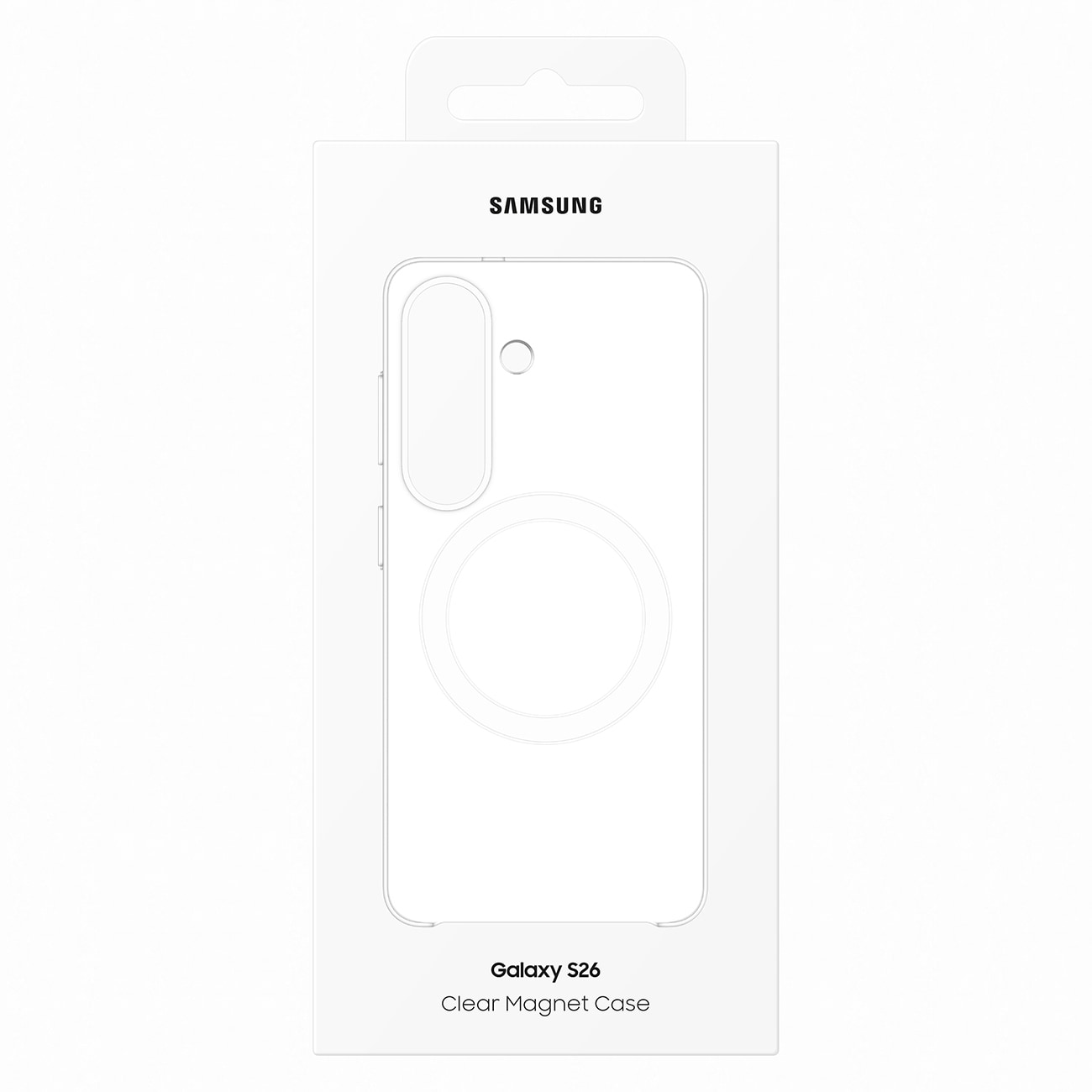 Samsung Clear Magnet Fodral för Samsung Galaxy S26 kompatibelt med MagSafe - transparent
