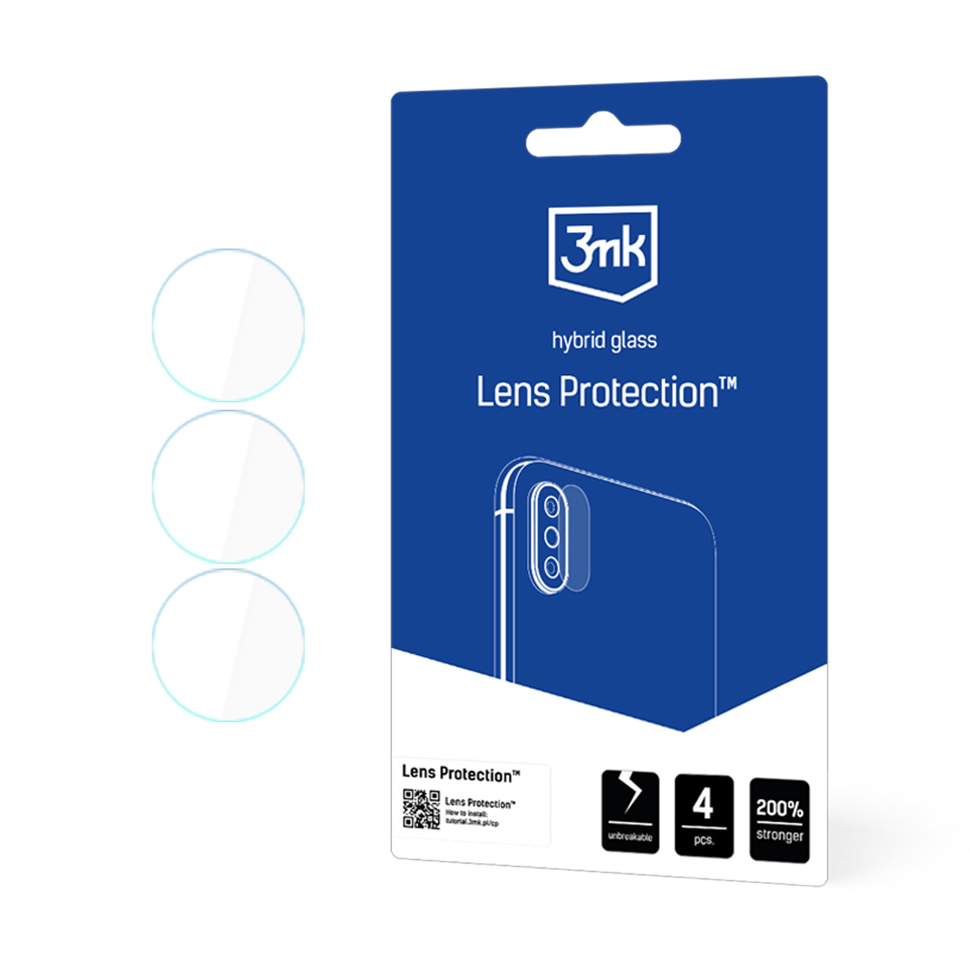 3mk Lens Protection™ Hybrid kameralinsglas för Samsung Galaxy S24 FE