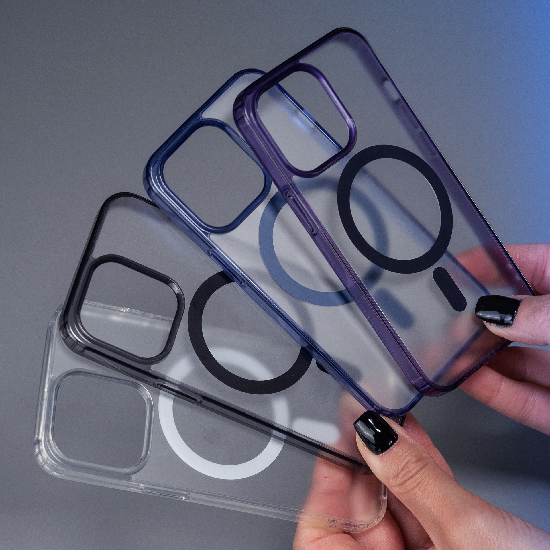 3mk Frosty MagCase Lila fodral för Apple iPhone 15 Pro Max - lila